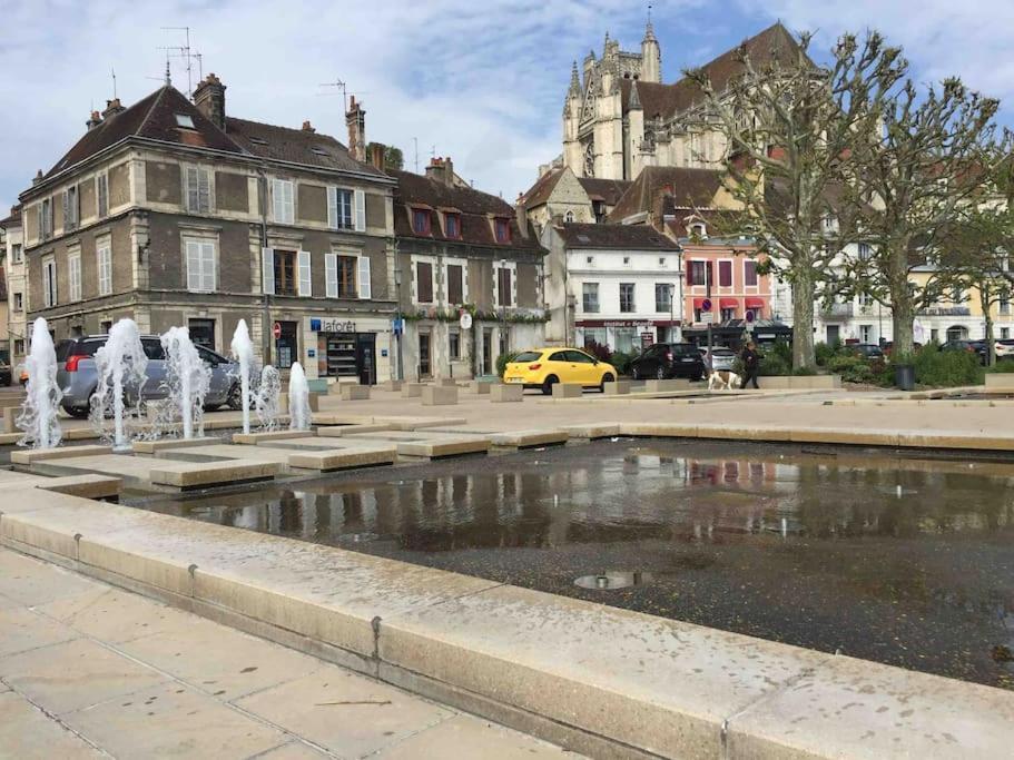 Bel Appart Au Centre-Ville Proche Gare Avec Wifi. Auxerre Exteriér fotografie